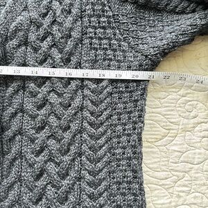 Charcoal gray imported cardigan